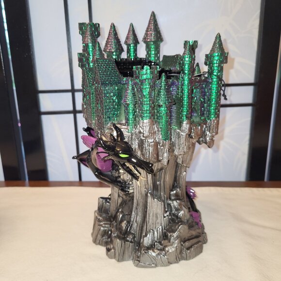 Disney x Bath and Body Works Villains Maleficent Dragon Castle Candle Holder - Picture 1 of 5